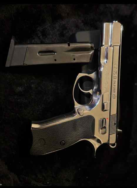 CZ75 B High Polish Chrome 9MM (Rare)