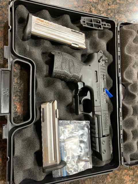 New Walther P22 Target CA DA/SA .22LR pistol