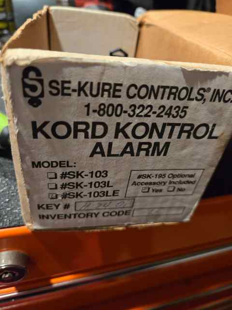 Gun Show Table Alarm and other misc accessories 