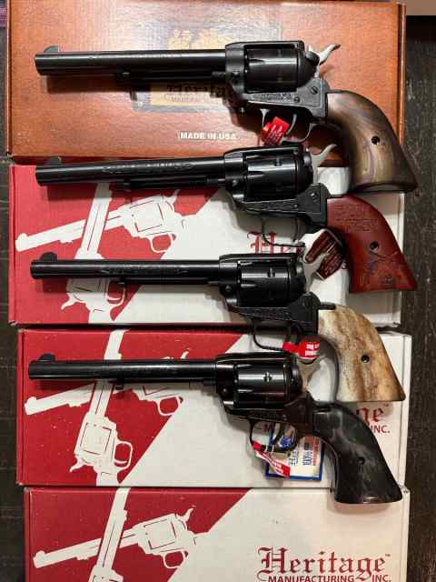 Revolvers - (4) New .22 LR Rough Rider