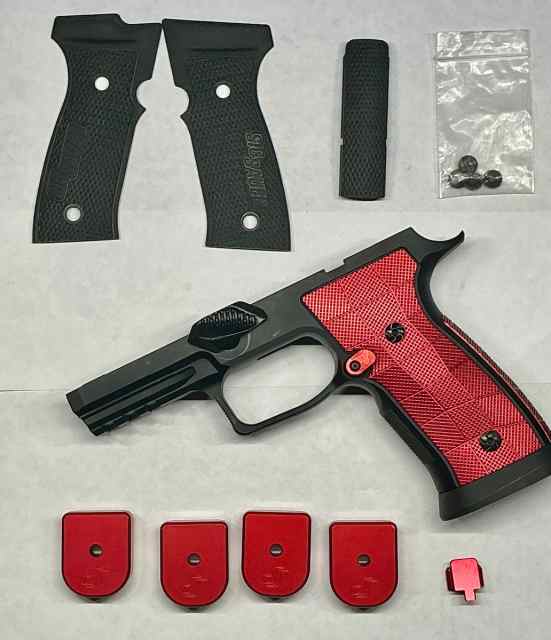 Sig Sauer P320 AXG Frame, Grips, Basepads, Magwell