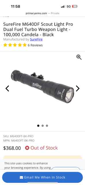 Surefire M640DF Scout Light