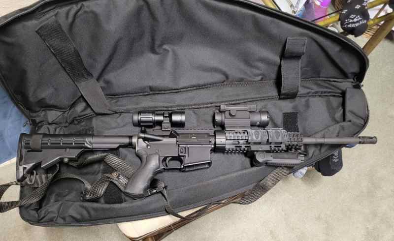 Rock River Arms AR-15 5.56mm with accessories