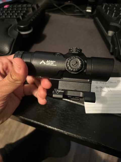 Primary Arms GLX 2x Prism + mini ACOG bobro mount