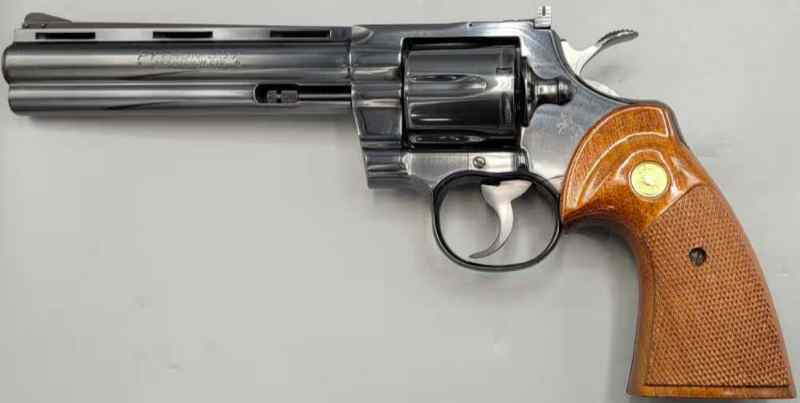 1974 Colt Python .357 Mag 6&quot; Blued 6-Round