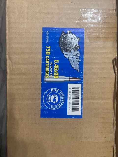 2 cases Russian silver bear 5.45x39