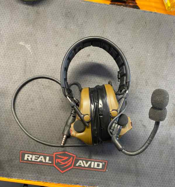 Peltor Comtac V w/ Downlead and Boo Mic