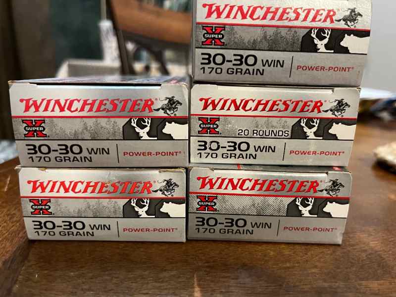 Winchester 30/30 Wit 170 grain Power Point 