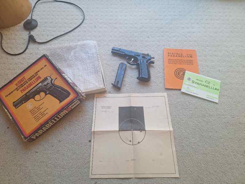 CZ-75 Pre B w/ Orignal Box and Accessories - $700