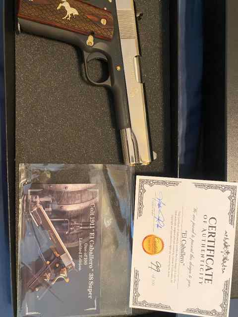 Colt 1911 El Caballero 38S LIMITED EDITION