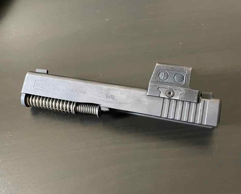 Glock 19 Slide ONLY + 509T x2 (Milled, Wager Work)
