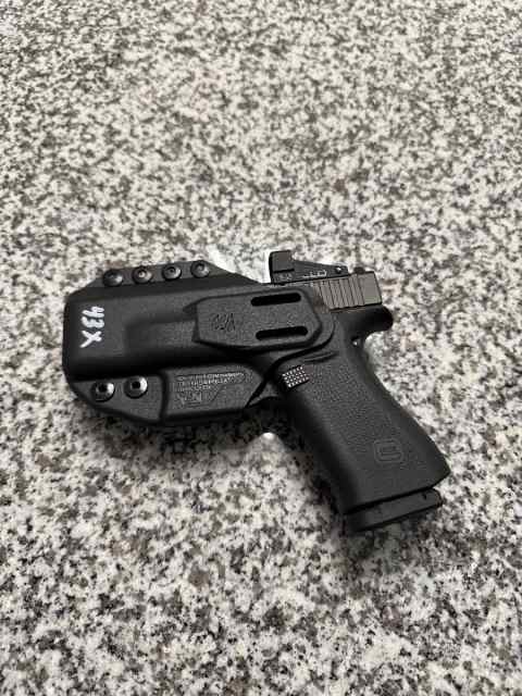 Glock 43x MOS with Shield Red Dot