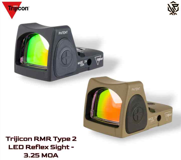 Trijicon RMR Type 2 LED Reflex Sight - 3.25 MOA