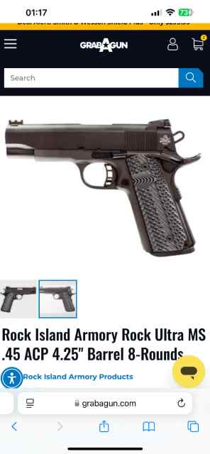 LTB RIA Tac Ultra 1911 MS 45acp