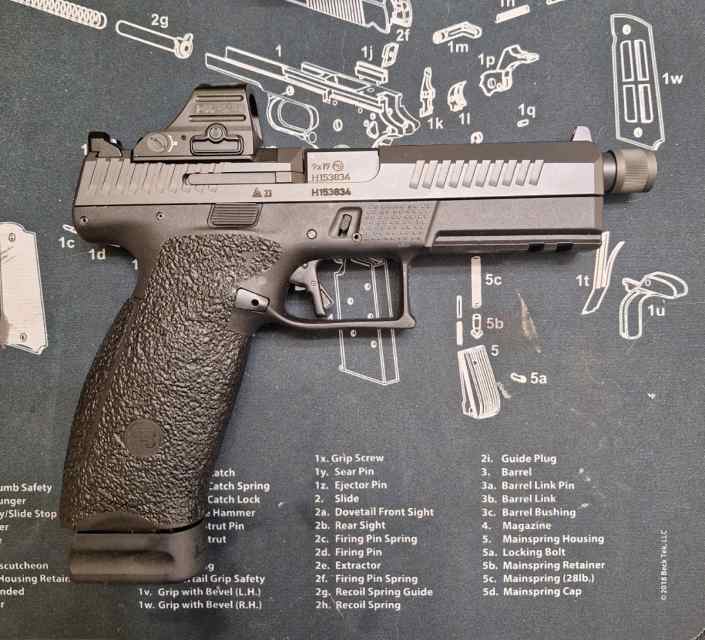 CZ P10F Optics Ready suppressor ready 