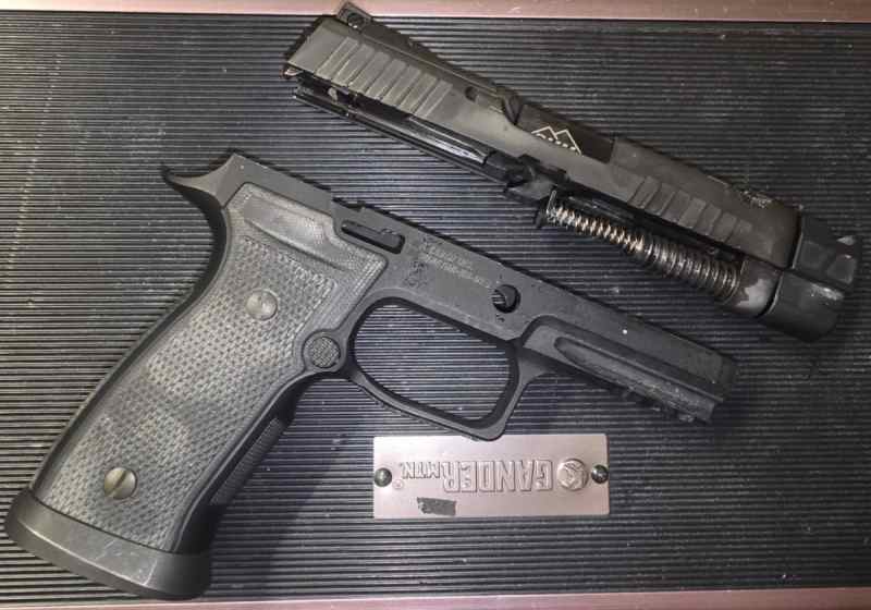 P320 AXG with PMM comp/barrel conversion kit