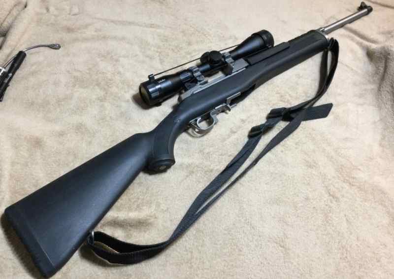 RUGER MINI-30 STAINLESS RIFLE in 7.62x39 Cal. W/Ac