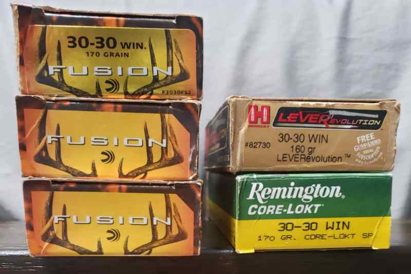 100 Rounds of 30-30 Ammo - 5 Boxs 