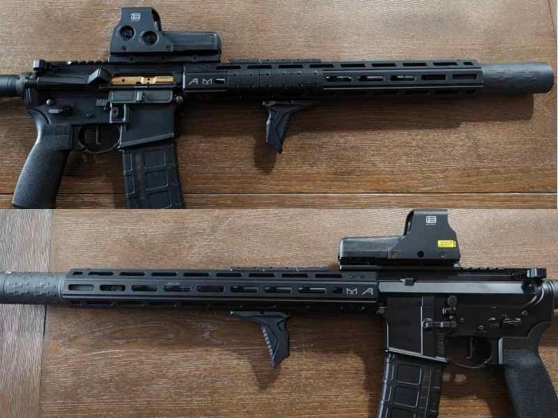 12.5 AR-15 Suppressed Set Up 