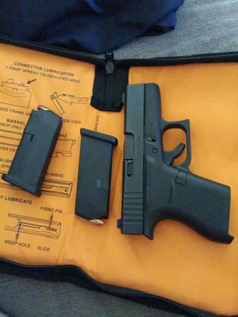 Glock 43 with factory night sights