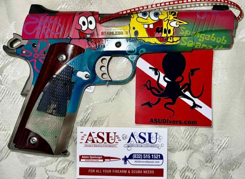 Kimber SpongeBob 1911 45acp - Conroe